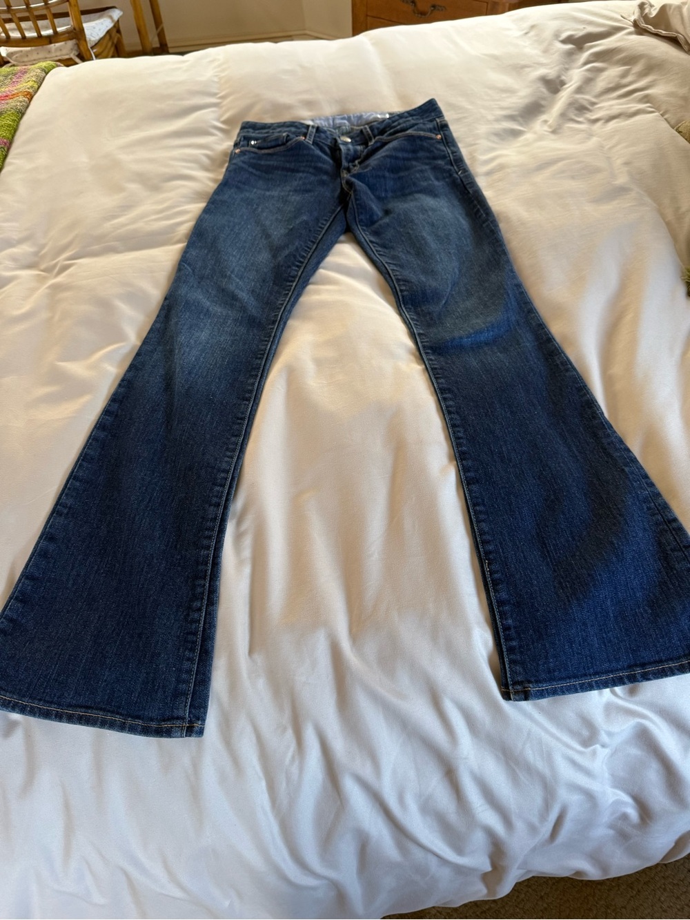 GAP Dark Blue Flare JeansGap 1969 Sexy Boot boot cut jeans